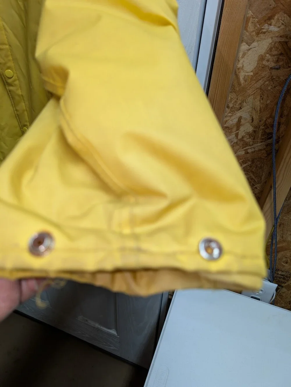 Ozark Trail Yellow Hooded Raincoat - Waterproof Outdoor Jacket (XL)